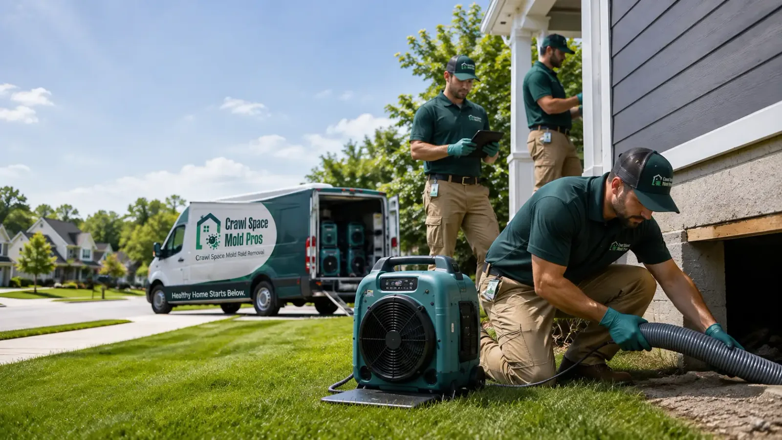 Crawl Space Mold Removal in Forest Knolls, CA